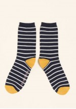 Brakeburn Stripe Sock (Navy) AW21